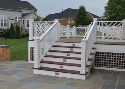 Bluestone patio and classic Massaranduba Deck